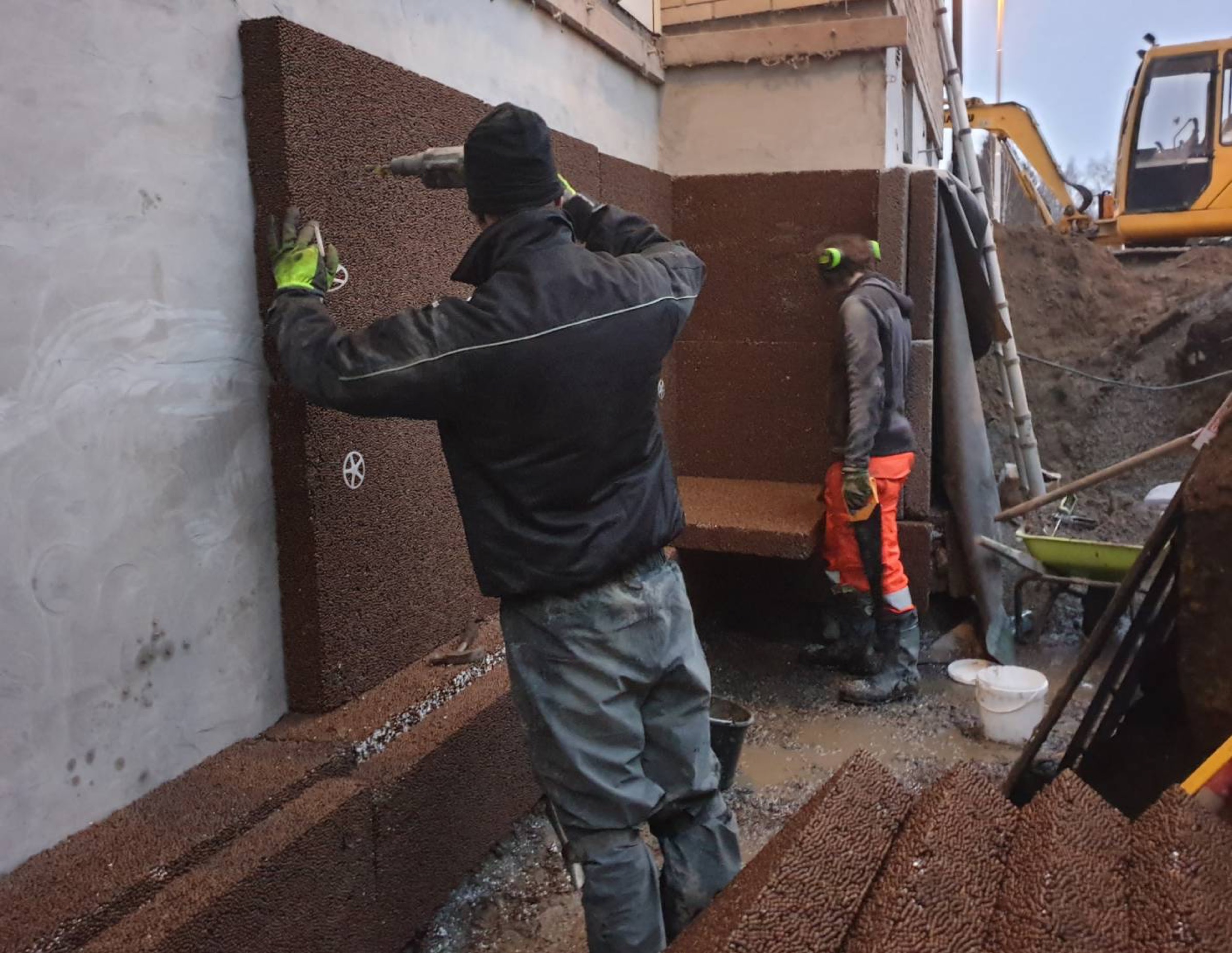 Dränering — husdränering och fuktsäkring av Arbetslag Bygg